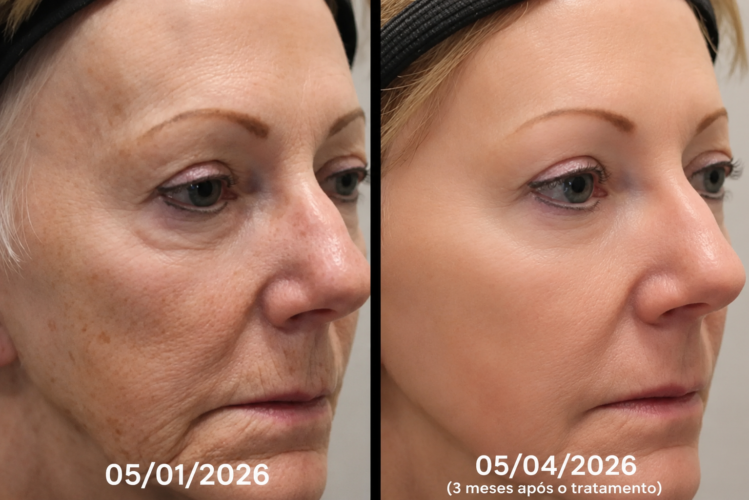Antes e depois - Célia